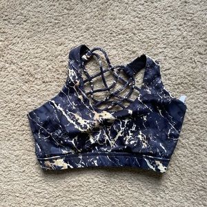 Cvg gold marble bra